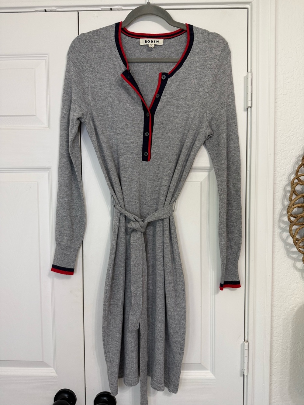 Boden Gemma Henley knitted dress